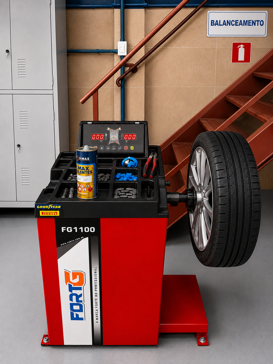 Máquina de balanceamento FG1100