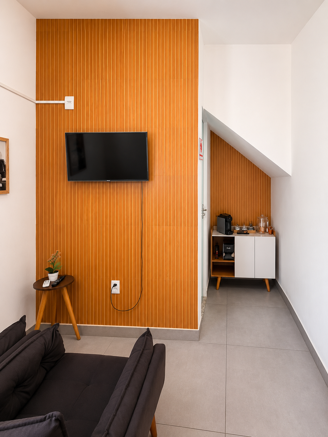 Sala de espera confortável para clientes